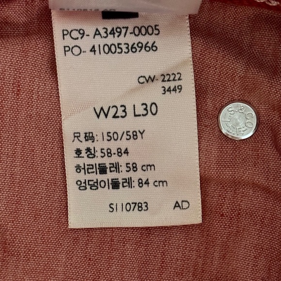 Levi’s Dad Utility Jeans in Red Size 23 X 30 - Picture 15 of 16